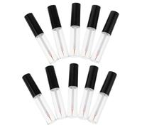 LRXIYODE 10 Pièces Flacon Distributeur D'eye-liner Liquide Tubes à Lèvres Tubes à Rouge à Lèvres Vides Avec Baguette Black