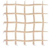 LRXIYODE 10 pièces Jouets Bois Serpent à Peindre Modèles de Serpents Simulés Décoration de Jeu Bricolage pour Garçon Fille Jouets Éducatifs Bois Non