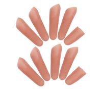 LRXIYODE 10 pièces Lot de Faux Doigts Réalistes et Embouts de Pouce pour Effets Spéciaux Accessoires Illusion Close-up pour Décoration Halloween et Scènes Cinéma