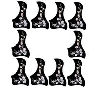 LRXIYODE 10 pièces Pick Guards For Acoustic Guitar Folk Classical Guitar Scratch Protection Plate With Pattern Thin And Easy To Install