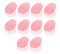 LRXIYODE 10 pièces Set de Protège Pinceaux à Transparent Rouge Semi Translucide Couvre Tête de Brosse Maquillage Imperméable Protection Poussière pour Brosse à Facile à Transporter et