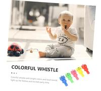 LRXIYODE 10 pièces Sifflets Plastique avec Lanières Motif Chat pour Sifflet Sportif Dentraînement et Fête Accessoire Arbitre et Animation Couleur Aléatoire Couleur Aléatoire