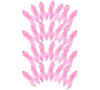 LRXIYODE 100 à Ruban Décoratives Amovibles en Polyester Couleur Rose pour Sensibilisation Cancer du Sein, pour Collecte de Fonds et Événements Solidaires