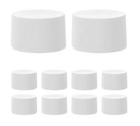 LRXIYODE 100 Pièces Fine Thread Toothpaste Caps Plastic Reusable Dispenser Tops Bottle Lids For Bathroom Travel And Home Use