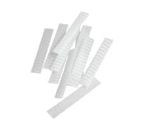LRXIYODE 100 pièces Protections Pinceaux Maquillage Filet Plastique PE Blanc Respirant Maintien Forme et Propreté pour Voyage et Usage Quotidien