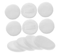 LRXIYODE 12 pièces Poudre Maquillage Éponges Rondes Coton Simples Compactes Accessoires Cosmétiques pour Filles