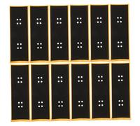 LRXIYODE 12 Pièces Ruban Antidérapant pour Finger Skateboard Forte et Facile à Appliquer Compatible avec Accessoires Finger Skateboards à Usure