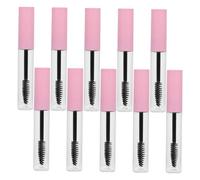 LRXIYODE 15 pièces Lot Tubes Mascara Vide Rechargeables pour DIY Cosmétiques Flacons Compacts Anti-fuite pour Gloss à Lèvres Eyeliner et Crème Cils Format Voyage Léger et Rose