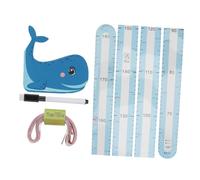 LRXIYODE 1ensemble Autocollant De Mesure De Avec Animaux Cartoons Règle Magnétique Amovible Pour Décoration Pratique Et Amusante Pour Crèches Et De Jeux
