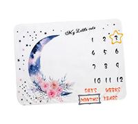 LRXIYODE 1ensemble Couverture Photo Personnalisée avec Cadres Plaid Émaillotage Douce pour Mémorial Mensuel Et Décoration Photographique