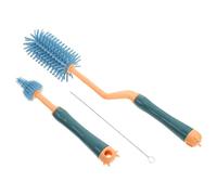 LRXIYODE 1ensemble Set De Nettoyage Silicone Pour Bouteilles Brosse à Biberon Brosse à Tétine Pratique Et Pour Résistant Aux Hautes Températures