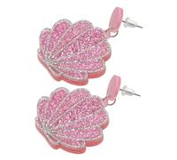 LRXIYODE 1paire Créoles Rose Pour Femmes Boucles Oreilles Élégantes Accessoires De Mode Créatifs Parfaits Pour Soirées Événements