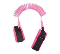 LRXIYODE 2.5m Corde De Traction Pour Garçon Fille Bracelet Anti-perte Anneau Élastique Ceinture Harnais Lien De Poignet Rose