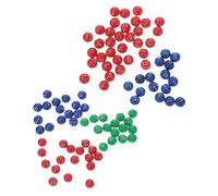 LRXIYODE 2 Paquets Balles de Loterie Numérotées Plastique Sphères Légères et Colorées pour Jeux de Tombola et de Boules de Jeu Compactes Faciles à Lire