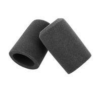 LRXIYODE 2 Pièces Bonnettes Anti-vent Poussière et Éclaboussures en Mousse Floquée Grise Filtres Anti- Bruit pour Microphone K688 Accessoires pour Enregistrement et Streaming