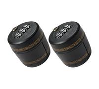 LRXIYODE 2 Pièces Bouchon Protection Sécurisée et Prévention des Fuites en PC Noir pour Bouteille de Vin et Whisky à Code Cuisine