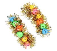 LRXIYODE 2 pièces Bracelet Poignet Cloche pour Carnaval et Fête Accessoire et Durable Décoration Chic pour Parade et Spectacle de Danse