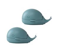 LRXIYODE 2 pièces Brosse de Nettoyage Multifonction Modèle Baleine Brosse à Chaussures et Vêtements Ergonomique Antidérapante pour Taches et Lavage