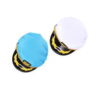 LRXIYODE 2 Pièces Chapeaux de Marin Ajustables Casquettes Officiers Marine Blanches et Accessoires Costume Fête Thème Nautique pour Hommes et Femmes