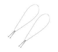 LRXIYODE 2 pièces Collier Breloque Tambour Alliage de Titane Pendentif Baguette de Batterie Charme Hip-hop pour Femme Accessoire et Léger