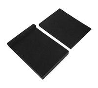 LRXIYODE 2 Pièces Coussin Vibration pour Enceinte Mousse Isolation Sonore Vibrations et Réverbérations pour Bureau et Home Studio