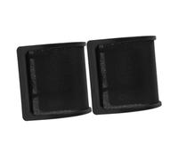 LRXIYODE 2 Pièces Écran De Soufflage Filtre Anti-pop En Maille Métallique Couvercle Du Filtre Micro Pare-brise Pour Micro Portable Anti-pop Noir Métal Plastique