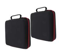 LRXIYODE 2 Pièces Étui Micro Portable Rigide EVA Sac de Rangement Léger et Résistant pour Micros sans Fil Protection Antichoc et Étanche pour Concerts et Voyages
