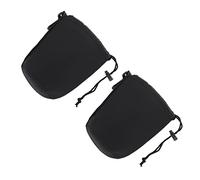 LRXIYODE 2 pièces Étui Néoprène pour Objectif Caméra DSLR S Pochette Protection Étanche Chocs Sacoche Compacte avec Crochet pour Photographe