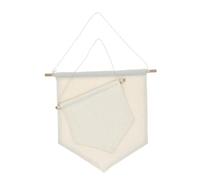 LRXIYODE 2 pièces Fanions Décoratifs Beige pour Broches Support Mural pour Chambre et Collection de Badges Décoration Créative et Présentoir à Épingles