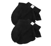 LRXIYODE 2 Pièces Faux Col Clairement Rigide Noir Unisexe Détachable Confortable Accessoire Religieux pour Cérémonies Religieuses et Services Église