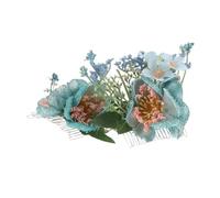 LRXIYODE 2 Pièces Hawaiian Flower Hair Comb Small Plumeria Hibiscus Updos Hairpin Tropical Bridal Headpiece For Women Luau Party Accessories