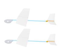 LRXIYODE 2 Pièces Kit de Modèle Avion Planeur Bois Jeu Éducatif Stem DIY pour Garçon Fille Renforce la Coordination Main Œil Créativité et Raisonnement Spatial Dactivité Intérieure et