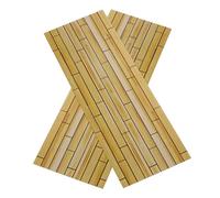 LRXIYODE 2 Pièces Miniature Dollhouse Wood Flooring Panels Realistic Wooden Floorboards for DIY Crafting Model Building and Creative Miniature Interiors