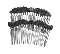 LRXIYODE 2 Pièces Peigne Mariage Accessoires Capillaires Fixation Sécurisée pour Élégantes et Confortables