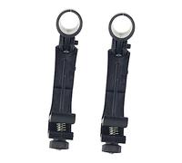 LRXIYODE 2 pièces Pince Microphone Réglable pour Batterie Support Antichoc Instrument Noires Clip Microphone de Cadre Drum Rim Compatible