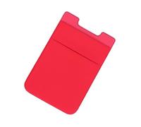LRXIYODE 2 pièces Porte Téléphone Adhésif Double Rouge Pochette Arrière Sécurisée pour et Billets Support Durable et Élastique