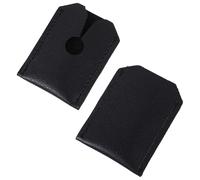 LRXIYODE 2 pièces Protège-tête Rasoir Cuir Doux Housse de Protection Manchon pour Tête de Rasoir Manuel Étui de Rangement de Sécurité Lot