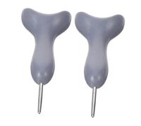 LRXIYODE 2 Pièces Stylo Braille Gris Outil Écriture Précis pour Apprentissage des Aveugles Sensible et Polyvalent pour Éducation à Domicile et Bureau