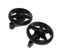 LRXIYODE 2 Pièces Walker Replacement Wheels With Brake Silent Stroller Caster Wheels For Child Walker Low Noise Floor Protection