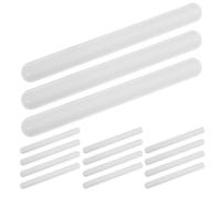 LRXIYODE 20 Pièces Bracelets Slap DIY Garçon Fille Blancs Silicone Bracelets Créatifs pour Fêtes Anniversaire École Activités Manuelles