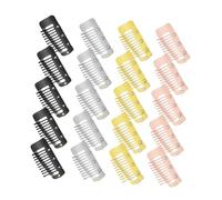 LRXIYODE 20 pièces Clips de Perruque Multi Dents pour Fixation de Perruques et Extensions Clips Stables et Antidérapants Classiques Noir Marron Or