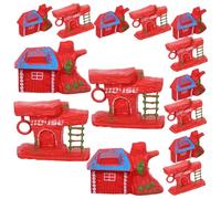 LRXIYODE 20 Pièces Miniature House Figurines Realistic Forest Treehouse Models for Fairy Garden Diorama Micro Landscape Decoration Craft Accessories