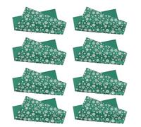LRXIYODE 20 Pièces Papier Cadeau Noël Jumbo Reversible Flocons Vert Emballage Cadeau Fêtes Hiver DIY Crafts