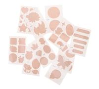 LRXIYODE 20 Pièces Patch de couverture de cicatrice autocollant de cicatrice autocollant anti- couvrant Papier de déeau Beige