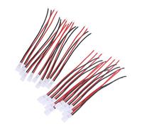 LRXIYODE 20 pièces Ultra Silicone Battery Connector Lines Résistantes Haute Température pour Rc Bateaux Voitures Connecteurs Mâles et Femelles