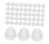 LRXIYODE 200 Pièces Aromatherapy Bottle Caps Transparent Replacement Plugs For Essential Oil Diffuser Bottles Precise Hole Design For Steady Aroma Release In Cars And Offices