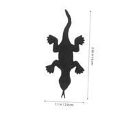 LRXIYODE 200 Pièces Figurines de Lézards Réalistes PVC Jouets Faux Gecko pour Halloween Apprentissage Scientifique et Fête Garçon Fille