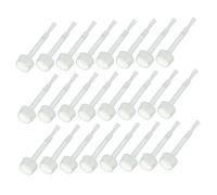 LRXIYODE 200 pièces Lot de Pinceaux Ongles Longs Ronds Outil Manucure Pratique Brosse Vernis Douce Remplacement pour Nail Art et Gel