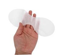 LRXIYODE 200 Pièces Masques pour Yeux Papier Non Tissé Coton Double Liens Hydratants pour Soin Quotidien des Yeux