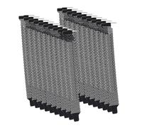 LRXIYODE 20Pcs Cache d'Emplacement Pci en Métal Structure Maille pour Ventilation et Protection Anti-Poussière Boîtiers Pc ATX et Matx